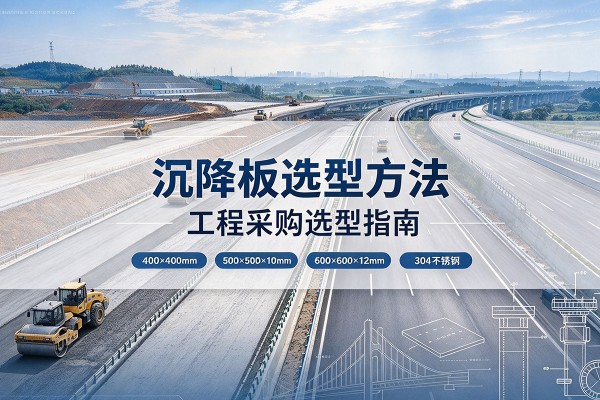 江源沉降板选择方法