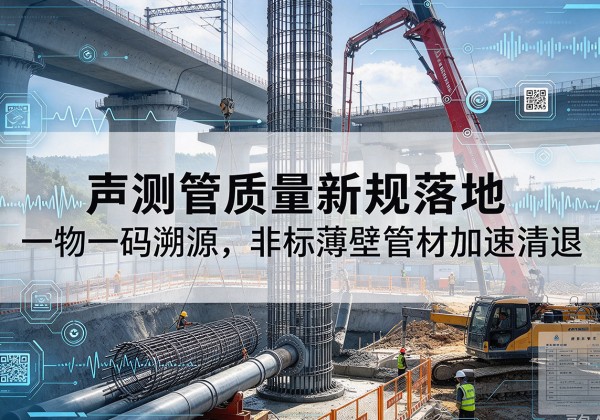 江源声测管质量新规落地，一物一码溯源，非标薄壁管材加速清退