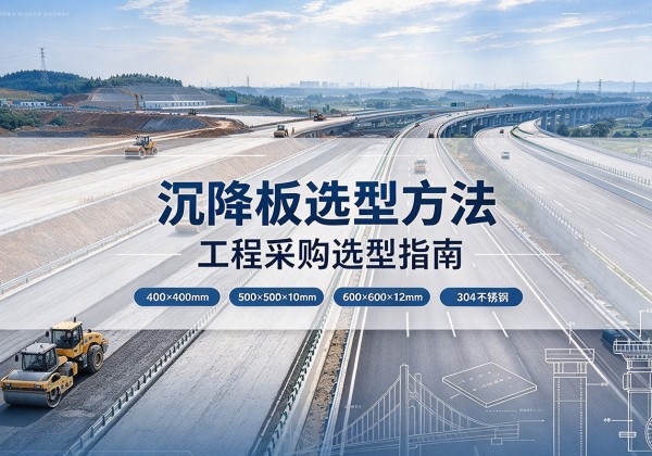 江源沉降板选择方法
